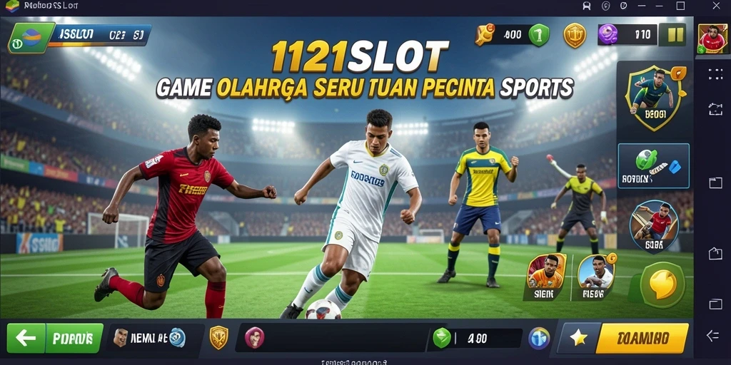 Tampilan screenshot 1121SLOT yang menunjukkan aksi olahraga seru.