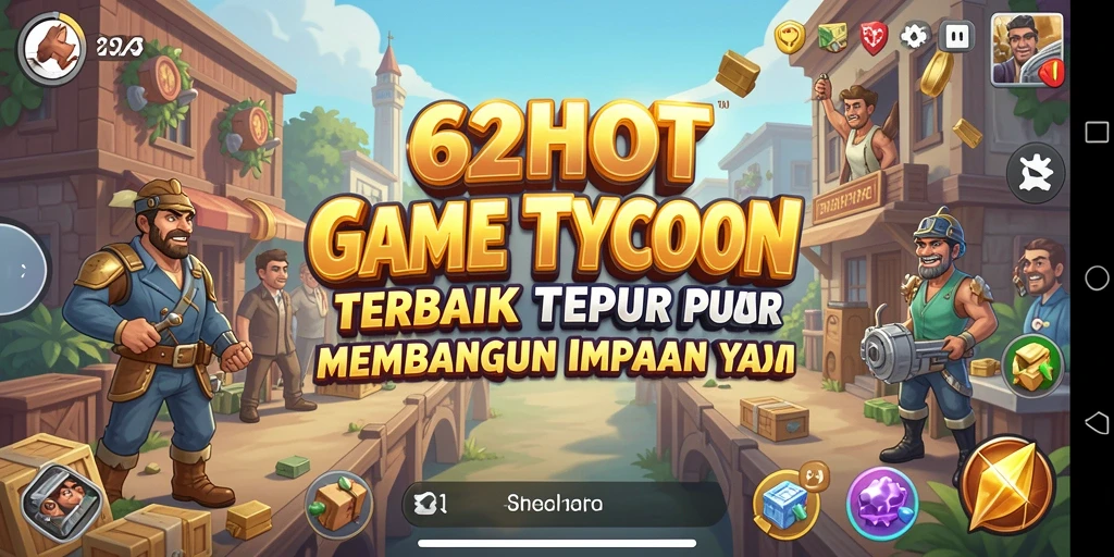 Screenshot 62HOT menunjukkan pemain mengelola bisnis Tycoon dengan sukses.