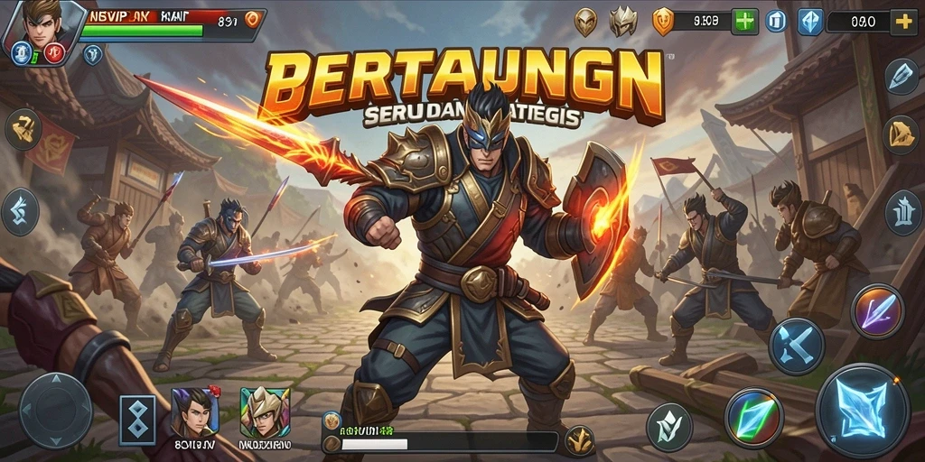 Tangkapan layar yang menampilkan pertarungan seru di 8SVIP.