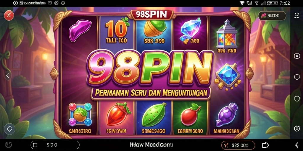 Tampilan menarik dari permainan Slot 98SPIN yang menggugah selera.