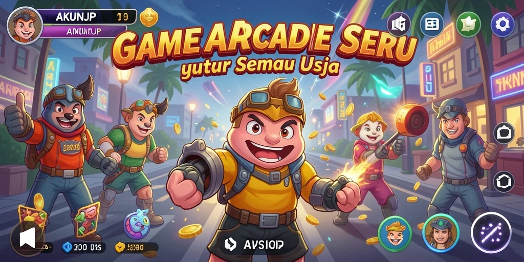 Tampilan gameplay AKUNJP yang seru dan penuh aksi.