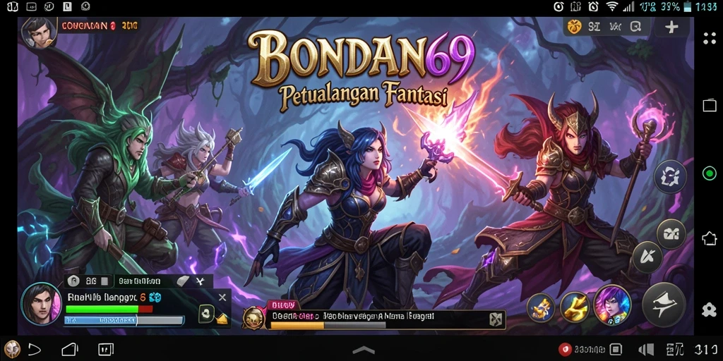 Tangkapan layar BONDAN69 menunjukkan aksi pertarungan RPG yang mengasyikkan.