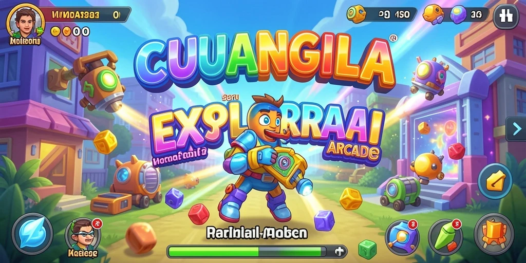 Tampilan dinamis gameplay CUANGILA yang menantang dan seru.