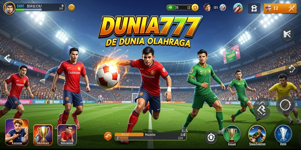 Tampilan menarik dari gameplay olahraga DUNIA777 yang penuh aksi.