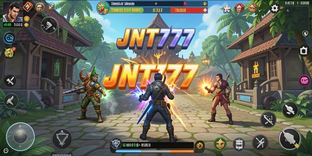 Tampilan gameplay menarik dari game simulasi JNT777.