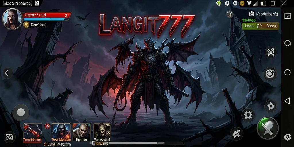 Screenshot LANGIT777 menampilkan gameplay menyeramkan dengan suasana mencekam.
