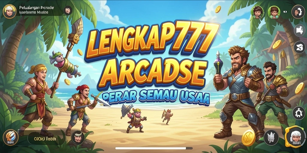 Tampilan gameplay LENGKAP777 yang penuh aksi dan warna-warni.