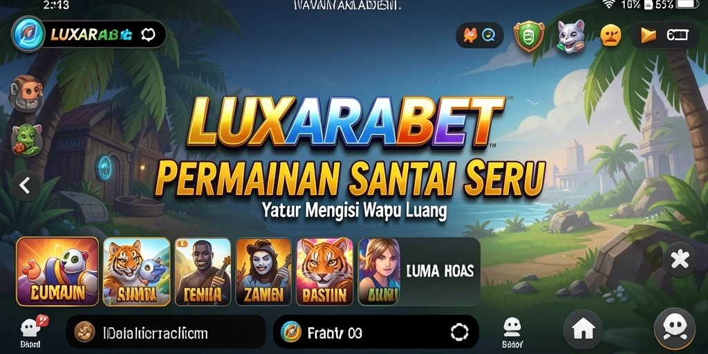 Screenshot interaktif LUXARABET menampilkan gameplay yang seru dan menarik.