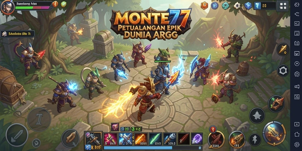 Gameplay MONTE77 yang seru dan menegangkan di dunia fantasi.