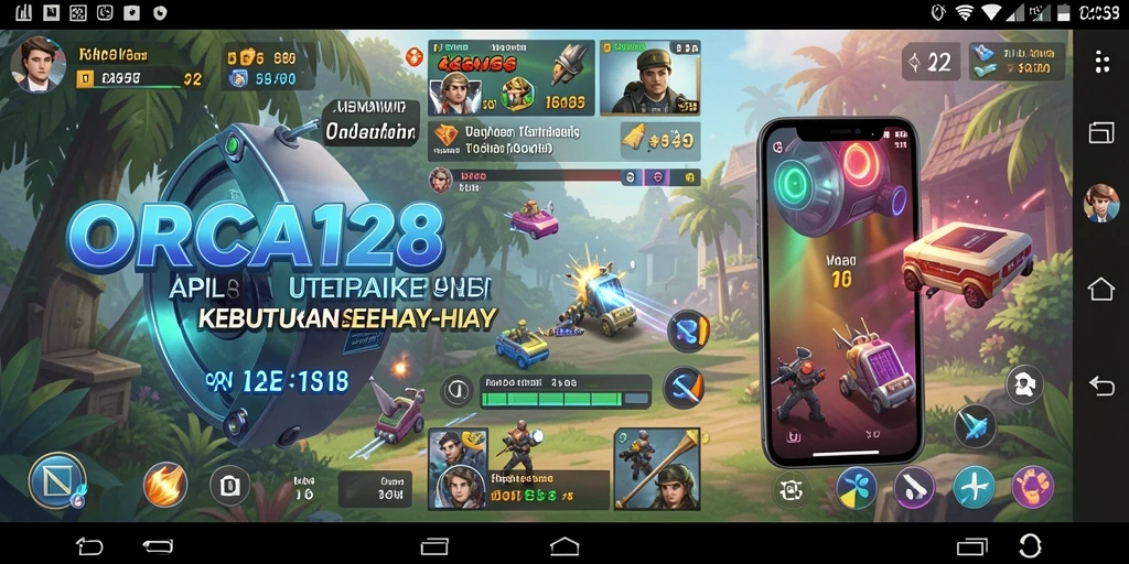 Tampilan antarmuka ORCA128 yang sederhana dan menarik untuk pengguna utility.