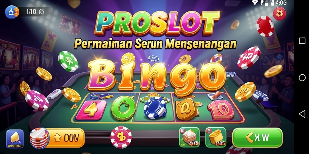 Screenshot gameplay PROSLOT yang menampilkan keseruan Bingo.
