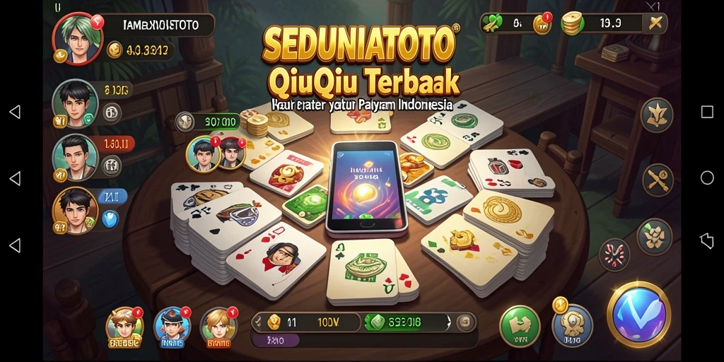 Gameplay seru dalam SEDUNIATOTO yang penuh strategi QiuQiu.