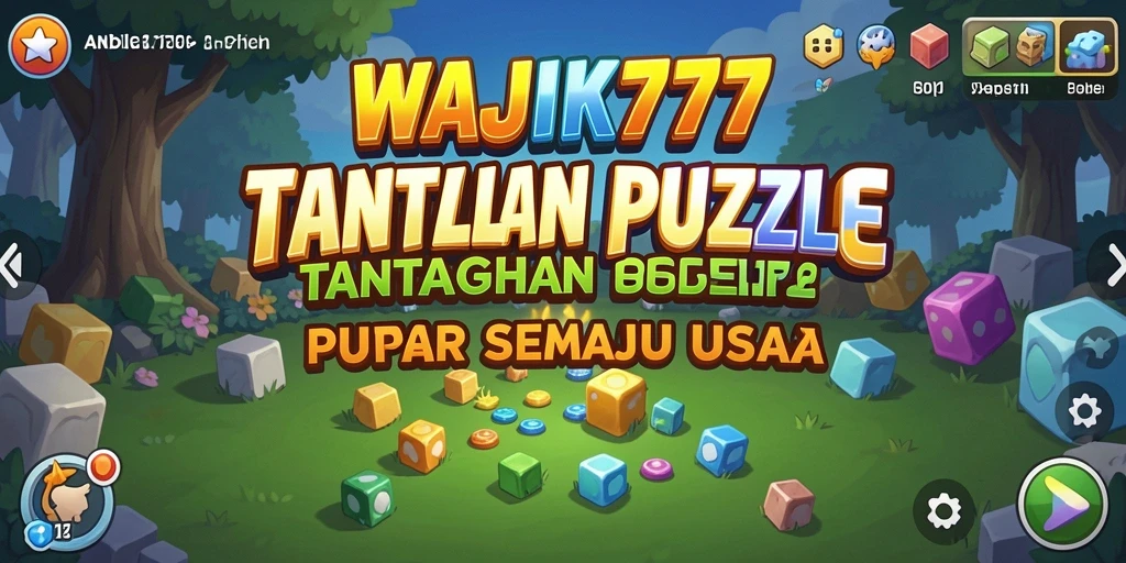 Screenshot gameplay WAJIK777 menampilkan tantangan puzzle yang menarik.